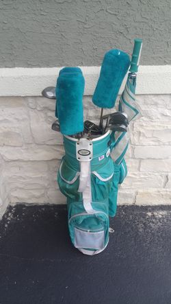 Set of Expensive Golf Clubs