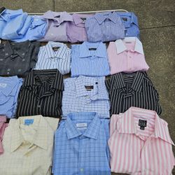 25 Used Brand Name Shirts. Large
