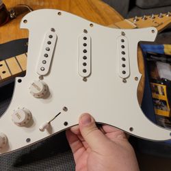 Fender Player Series Loaded Pickguard, Tuners, Strap Buttons, Mint! 