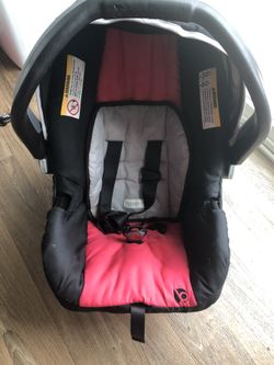 Baby girl car seat