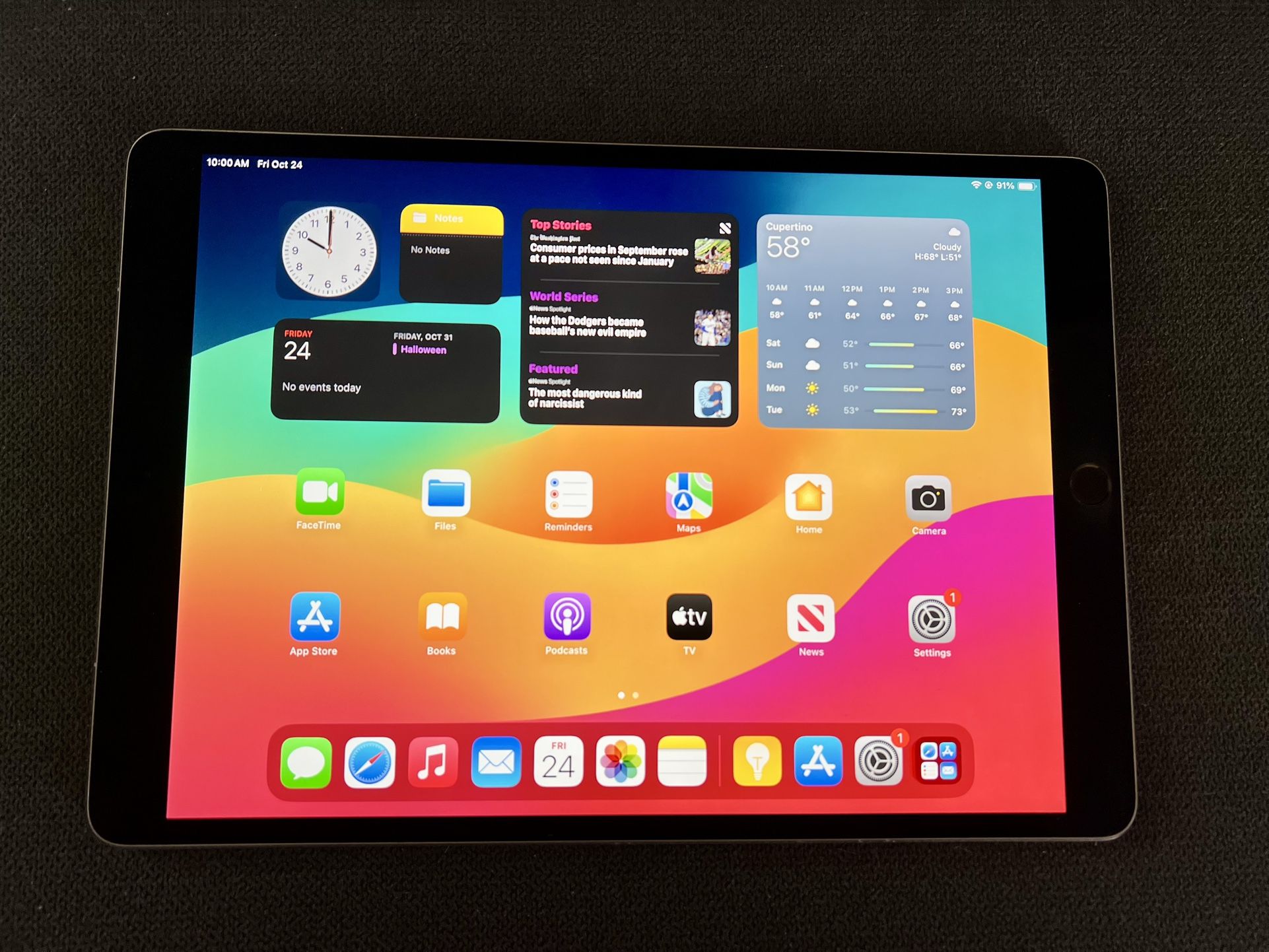 💥💥 iPad Pro 10.5” (256GB, Wi-Fi + Cellular, Unlocked) – Apple Pencil and Charger Included – Ready Now 💥💥