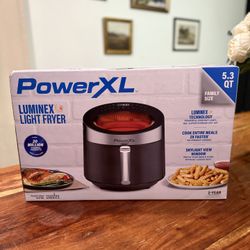PowerXL Luminex 360 Supercharged Hot Air Fryer,