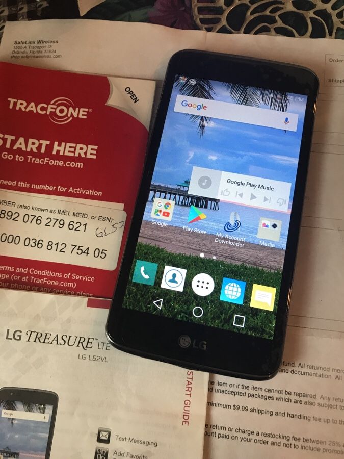 Trackfone SafeLink wireless phone