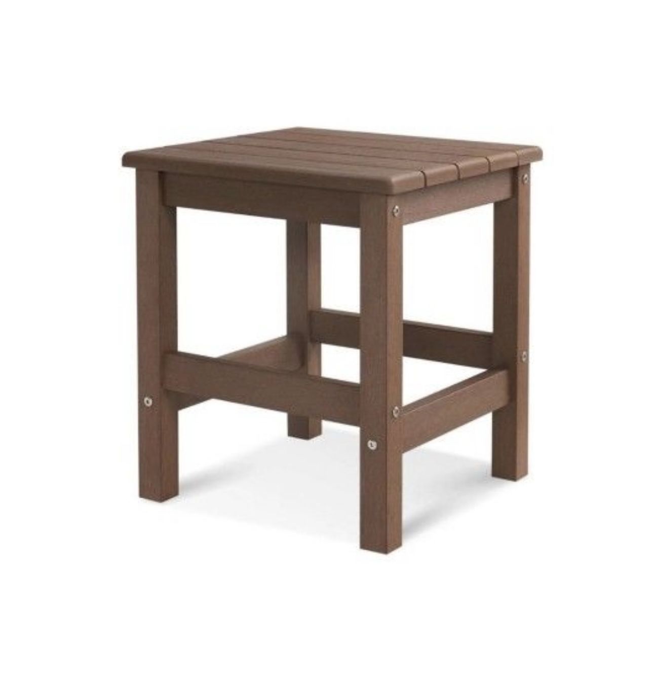 Wooden Brown Side Table. Great For Outdoor And Indoor. Easy Assemble 