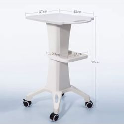 Mobile trolley-table made of ABS plastic for beauty salons, medical equipment (ultrasound, cavitation, RF), manicure accessories
