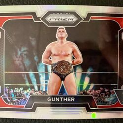 GUNTHER 2024 Panini Prizm WWE #50 SILVER PRIZM! 