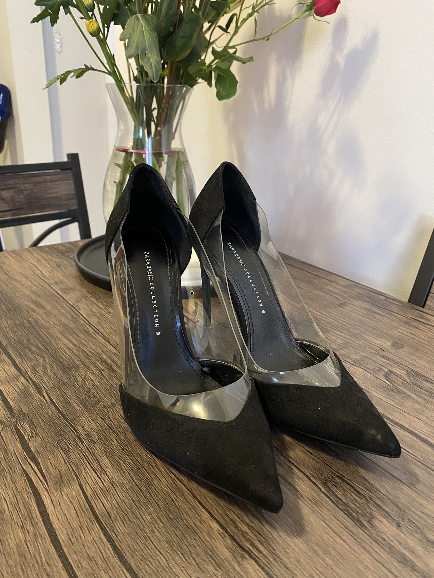 Zara Black Heels