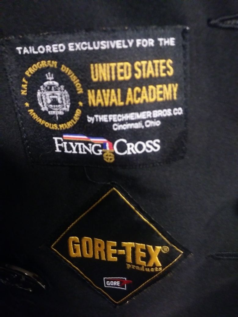 United States Naval Academy Trench coat size large - xl
