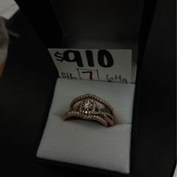 Three Band Diamond Ring