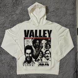 Vale Forever”Pablo War”Graphic Hoodie(Off White)🪽| Size L📲|BNWT🏷️🏷️