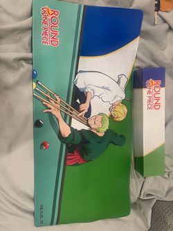 One piece round one playmat zoro sanji