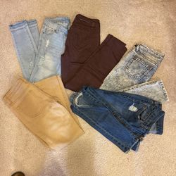 Lot Of 5 Pairs. Size 3  Jeans 