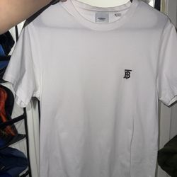 Burberry TB Monogram T-Shirt – White – Size Small
