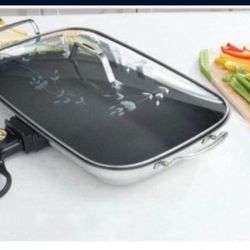 Plancha doble eléctrica. Princess house