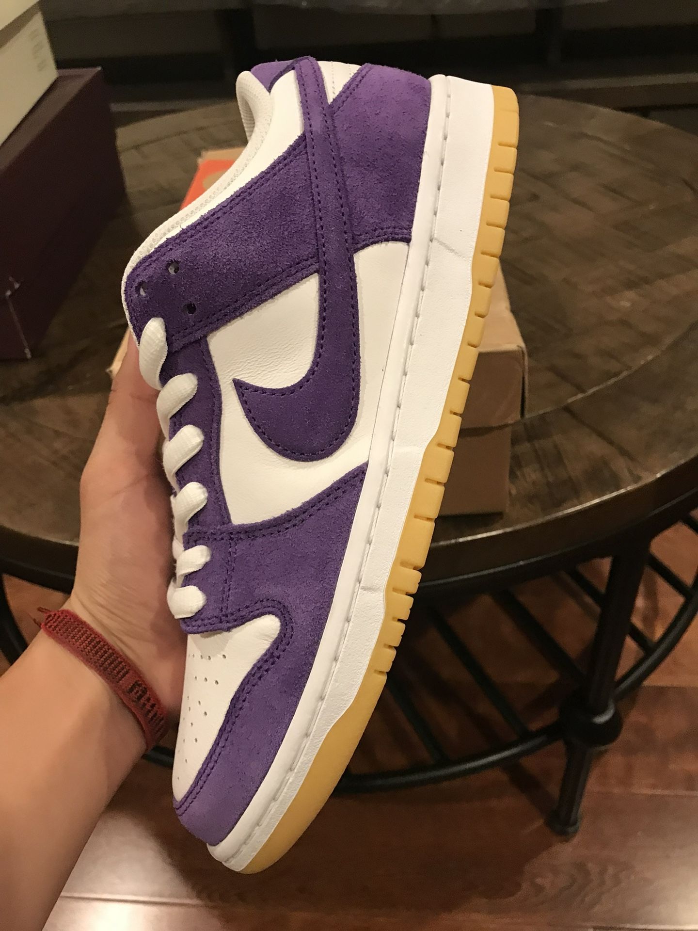 Nike SB Dunk Low Pro Orange Label Court Purple Size 9M