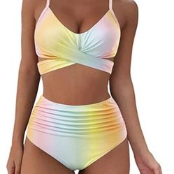 Women Wrap Bikini Set Push Up Swimsuits