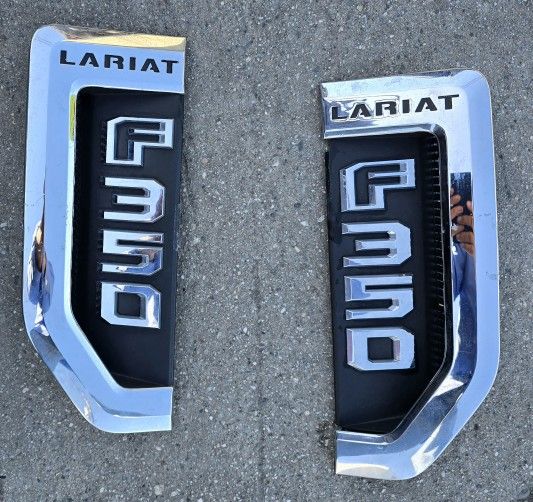 2017 2018 2019 2020 FORD F350 LARIAT FENDER BADGE EMBLEM