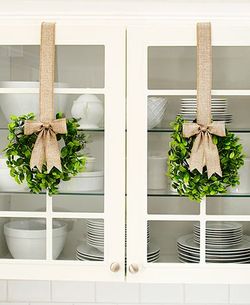 Burlap wreath set