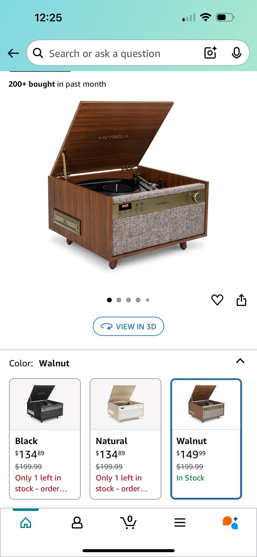 Victrola Century 6 In 1 Vinyl Record Player