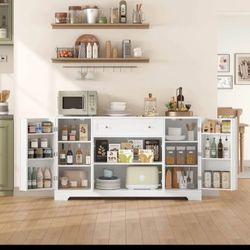 Kitchen Hutch Cabinet Storage 