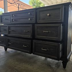 Beautiful rustic wood dresser.