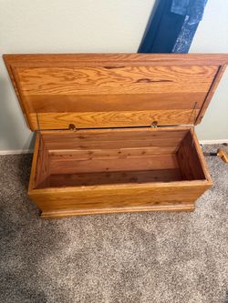 Wooden chest