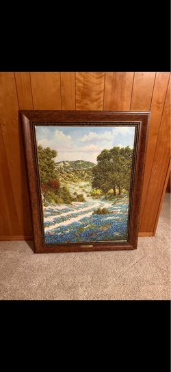 Framed Landscape Painting