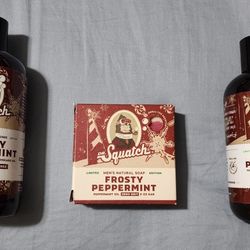 Dr Squatch Limited Edition Frosty Peppermint Collection