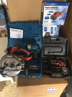 Circular saw- impact driver-rotary tool- 2 power inverter everything for $170