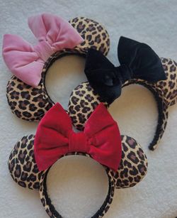 Cheetah leopard minnie ears