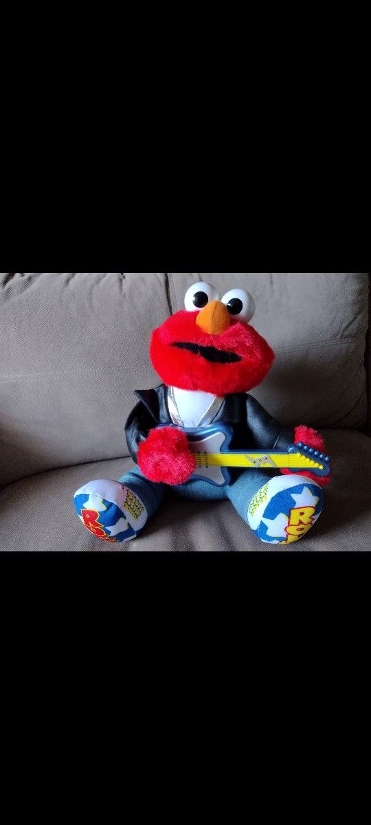 Vintage Sesame Street Rock & Roll Elmo. Avon Musical Toy 
