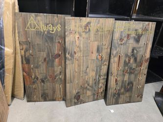3 Different Handcrafted Harry Potter Style Wand Holder