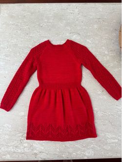 Knitted dress girls 5/6