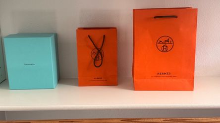 Hermes bags and Tiffany box
