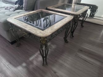 Vintage Tuscan Accent Tables