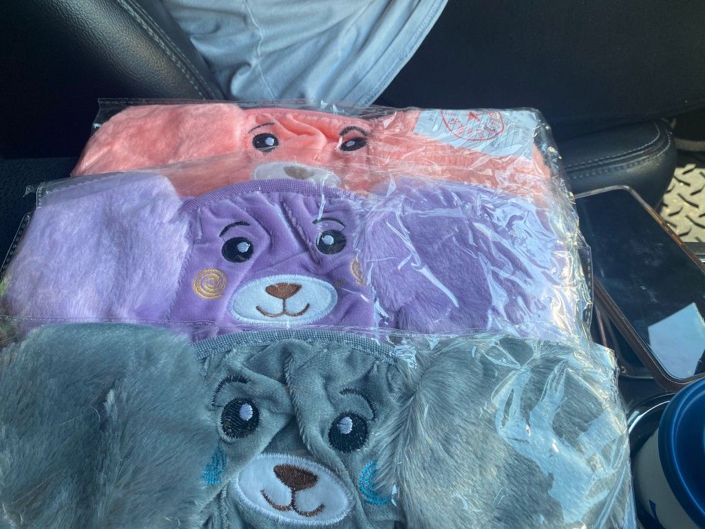 THREE KIDS FACE MASKS NEW