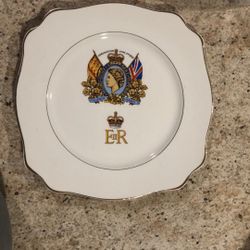 Coronation plate of Queen Elizabeth II