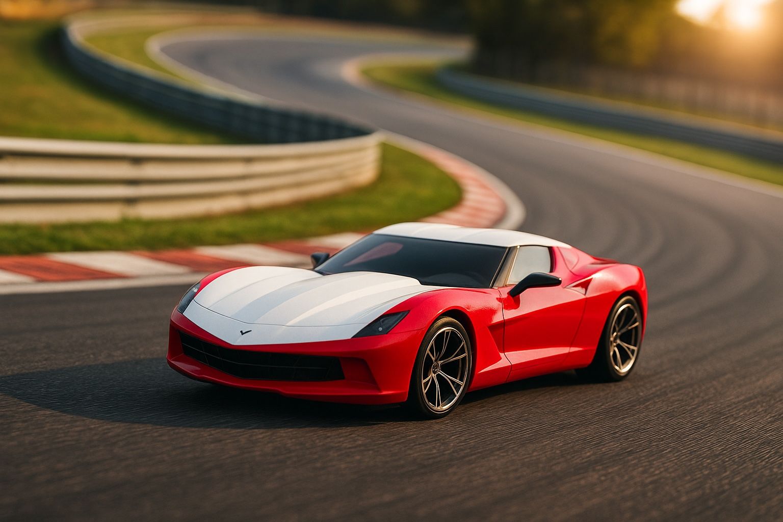 Jada Toys 2023 Big Time 2009 Muscle Chevrolet Corvette Stingray Concept R/C Car, 1:24 NIB