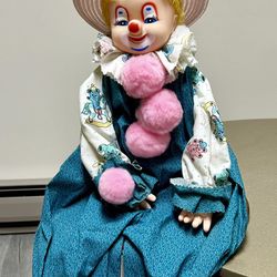 Vintage Clown Lamp Tested And Works