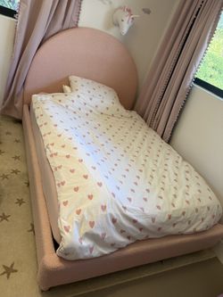 Girls Full Pink Bed frame