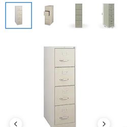 Staples Commercial 4-Drawer Vertical File Cabinet