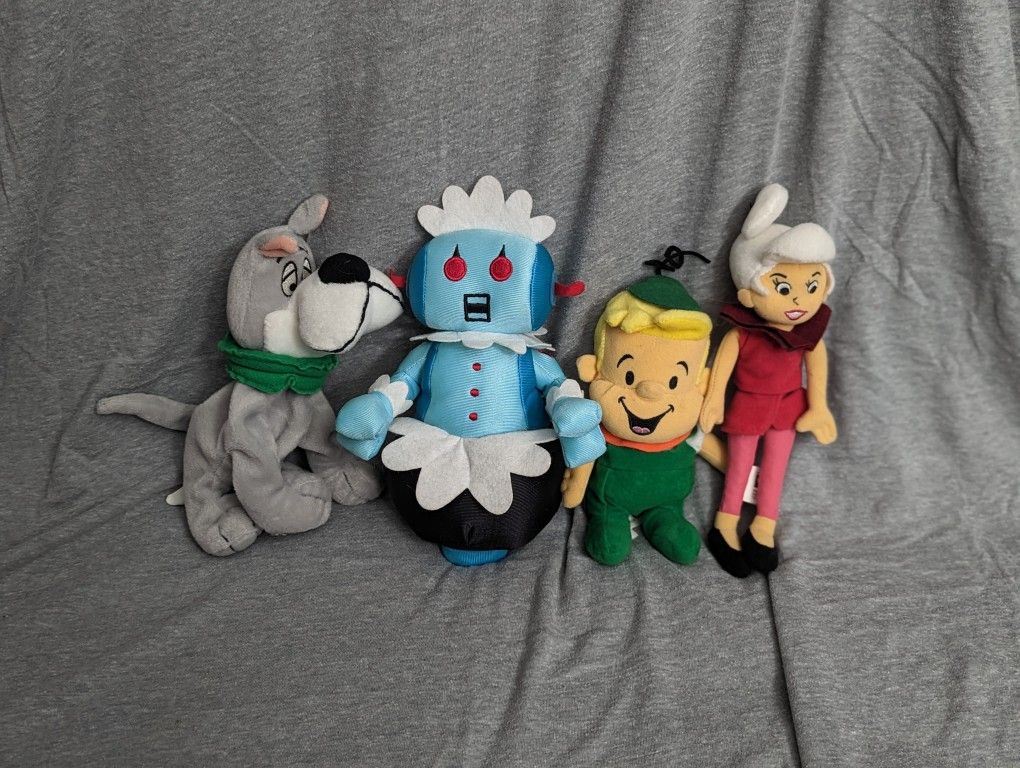 The Jetsons Bean Bag Plush set Warner Brothers 1999.