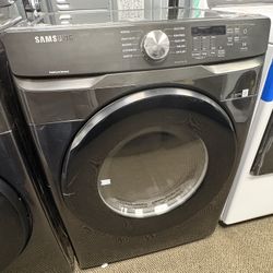 Samsung Front Load Dryer (Moisture Sensor, Large Capacity, Dark Stainless) | ($0 Down) | No Credit Needed