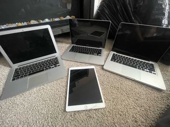 Apple MacBooks and I pad
