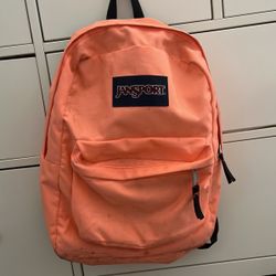 Peach Jansport Backpack