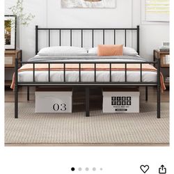 Queen Metal Bed Frame 