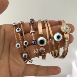 Evil Eye Bracelet Openable Fashion Jewellery Jewelry 