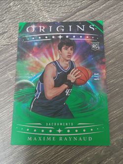 2025-26 Maxime Raynaud Panini Origins Green Rookie /5