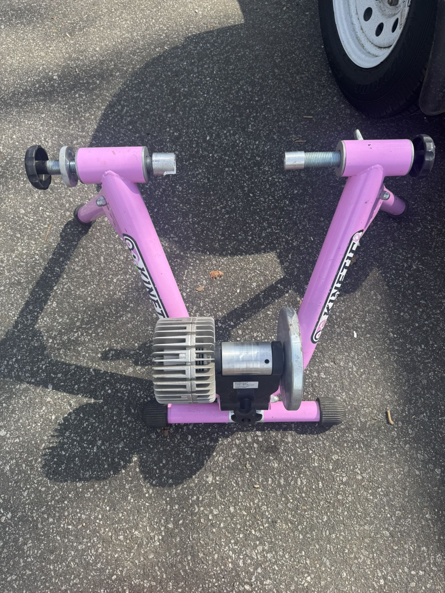 Pink Bike Trainer