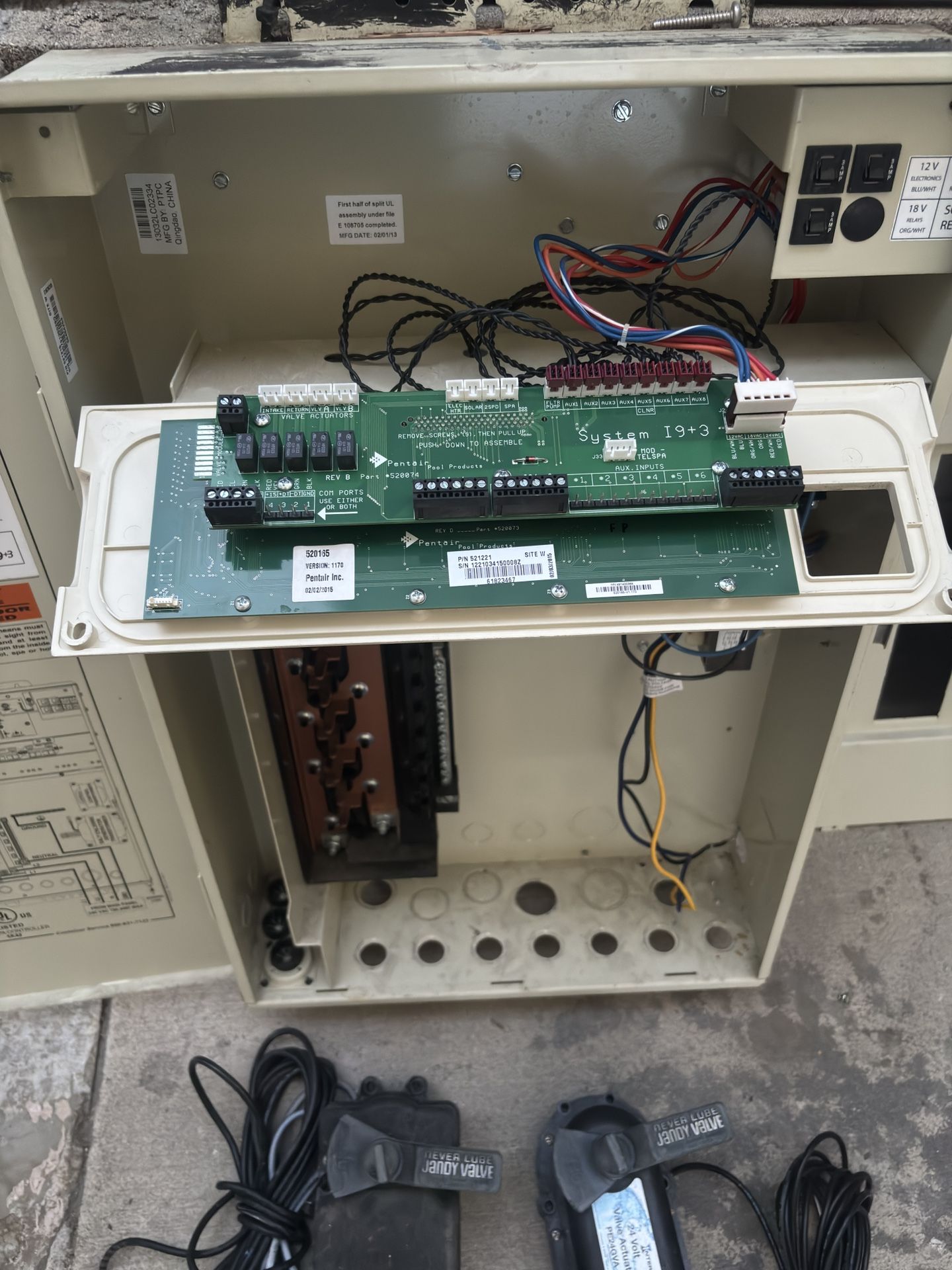 Pentair Ez Touch 8 with sensors 2 Actuators